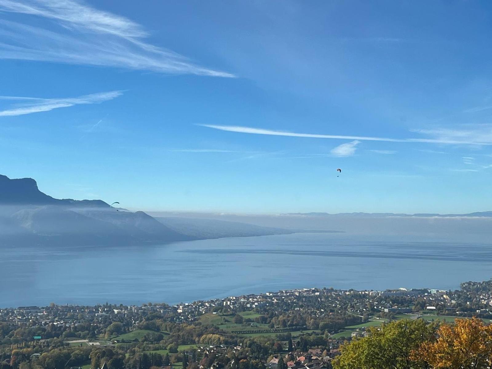 Blonay Swiss Chalet - Mountain And Lake View מראה חיצוני תמונה
