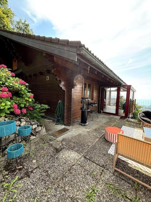 Blonay Swiss Chalet - Mountain And Lake View מראה חיצוני תמונה