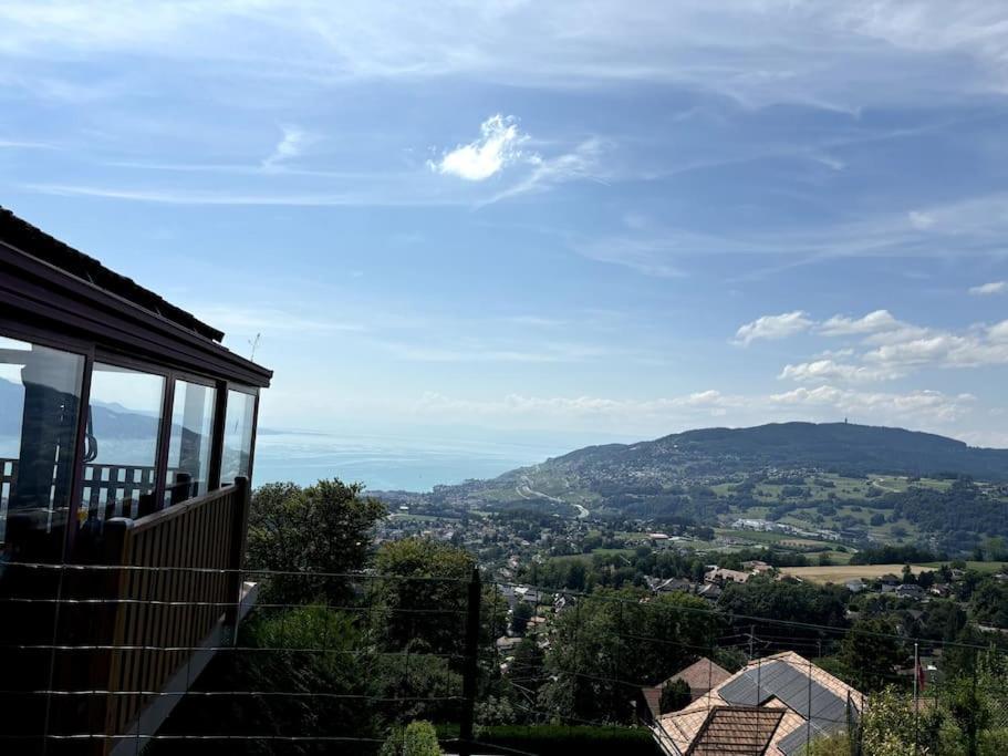 Blonay Swiss Chalet - Mountain And Lake View מראה חיצוני תמונה