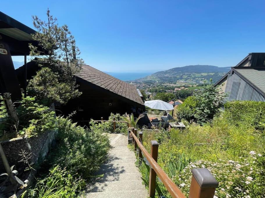 Blonay Swiss Chalet - Mountain And Lake View מראה חיצוני תמונה